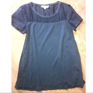 Demon colored flax tee